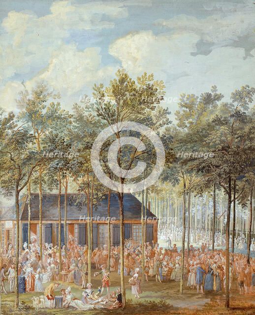 The Champs-Elysées, 1775. Creator: Louis Nicolas van Blarenberghe.