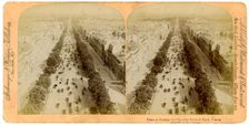 The Champs Elysees, Paris, France, 1894.Artist: Underwood & Underwood