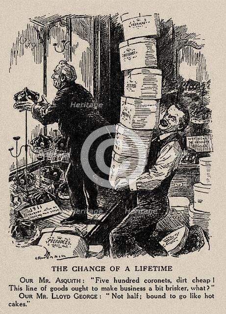The Chance of a Lifetime (From Punch), 1911. Creator: Raven-Hill, Leonard (1867-1942).