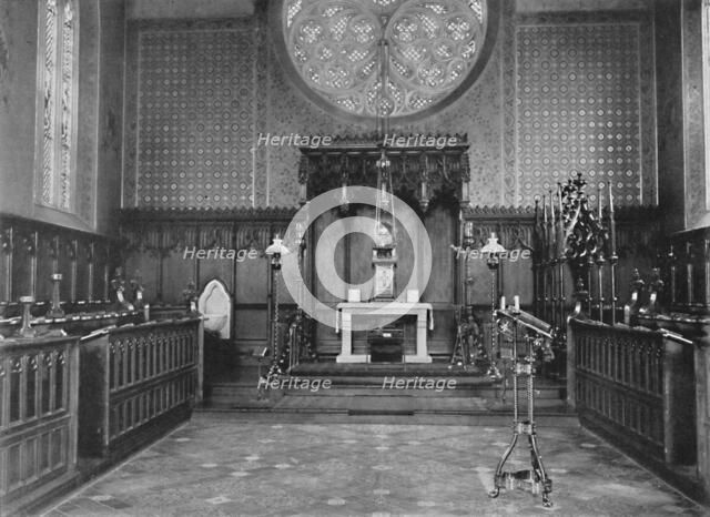 'The Chancel, Catholic Apostolic Church, Albury Park', 1904. Artist: Unknown.