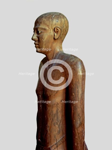The Chancellor Nakhti made in painted wood.