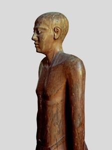 The Chancellor Nakhti made in painted wood