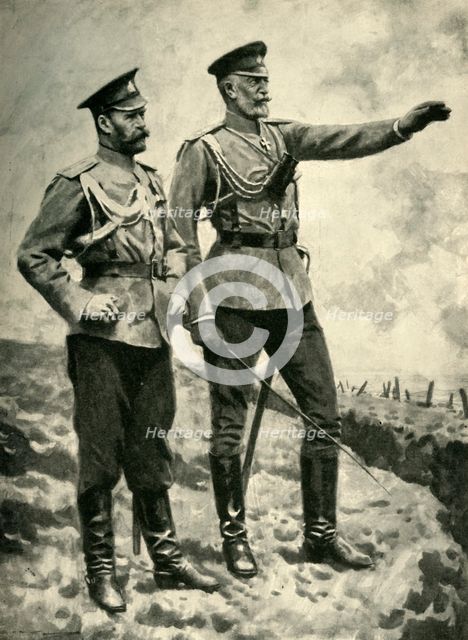 'The Changes in the Russian Command, September, 1915'. First World War, (c1920). Creator: Arthur C Michael.