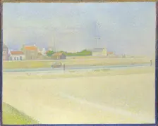 The Channel of Gravelines, Grand Fort-Philippe, 1890. Artist: Seurat, George Pierre (1859-1891)