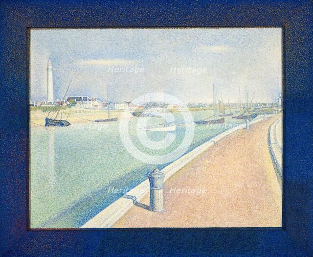 The Channel of Gravelines, Petit Fort Philippe, 1890. Creator: Georges-Pierre Seurat.