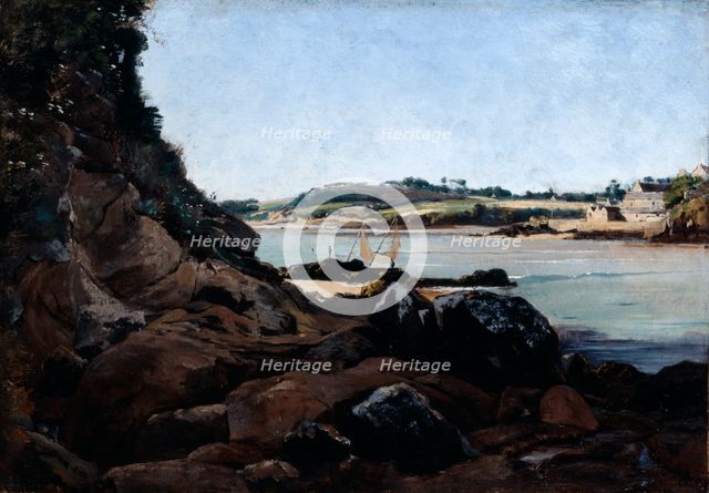 'The Channel of l'ile Tristan', 1873. Artist: Emmanuel Lansyer