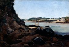 The Channel of l'ile Tristan 1873. Artist: Emmanuel Lansyer