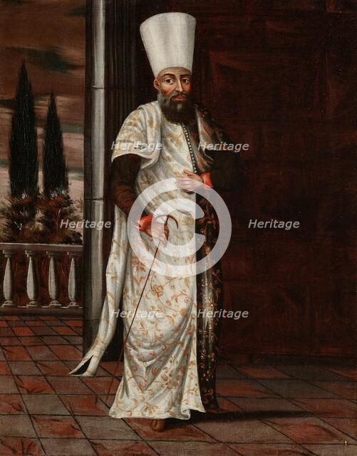 The Chaous Bachi, 1700-1737. Creator: Workshop of Jean Baptiste Vanmour.