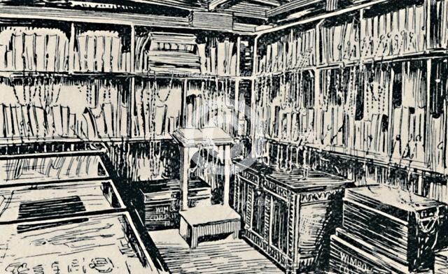 'The Chained Library at Wimborne', 1929. Artist: Unknown.