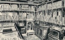 The Chained Library at Wimborne 1929