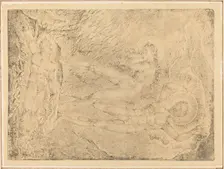The Chaining of Orc, 1812. Creator: William Blake