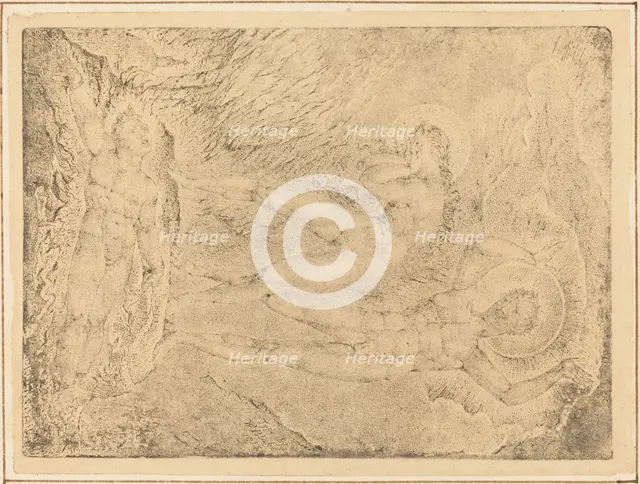 The Chaining of Orc, 1812. Creator: William Blake.