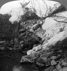 The Chalk Pit, Loos, France, World War I, 1914-1918.Artist: Realistic Travels Publishers