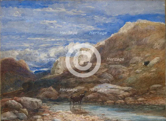 The Challenge, 1853. Artist: David Cox the elder.