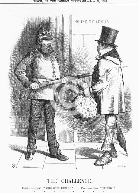 'The Challenge', 1884. Creator: Joseph Swain.