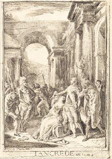 The Challenge [right], 1760. Creator: Gabriel de Saint-Aubin