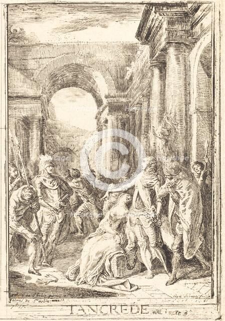 The Challenge [right], 1760. Creator: Gabriel de Saint-Aubin.