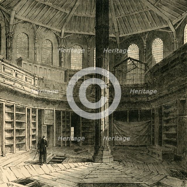 'The Chapter House Previous to its Restoration', (1881). Creator: Unknown.