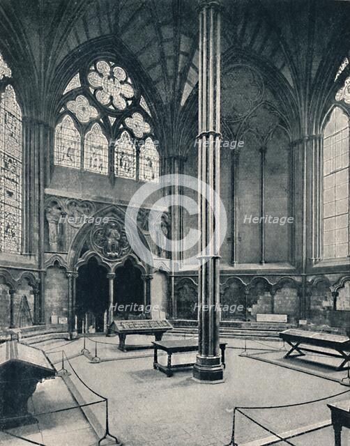 'The Chapter-House, Westminster', 1902. Artist: Unknown.