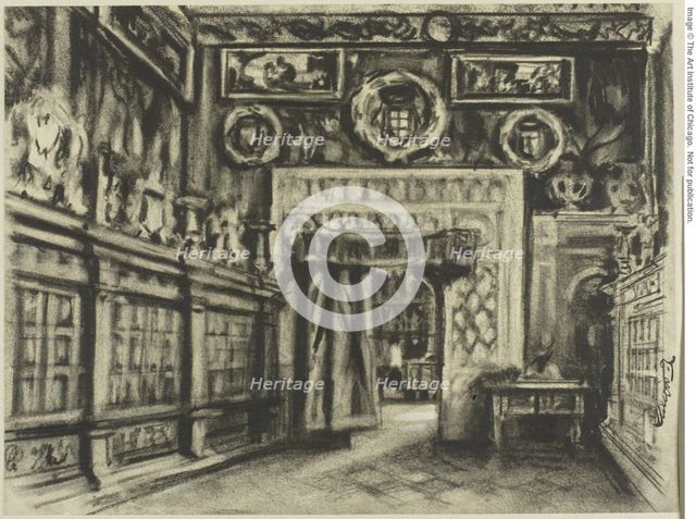 The Chapter House, Toledo Cathedral, c. 1903. Creator: Joseph J Pennell.