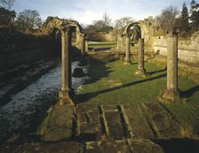 The Chapter House, the Cistercian Abbey of Jervaulx, North Yorkshire, 1995 Artist: Andrew Tryner