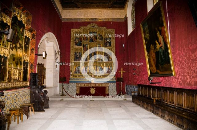 The chapel in the Alcazar of Segovia, Segovia, Spain, 2007. Creator: Samuel Magal.