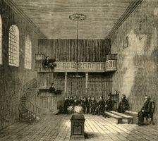 The Chapel in Newgate c1872. Creator: Unknown