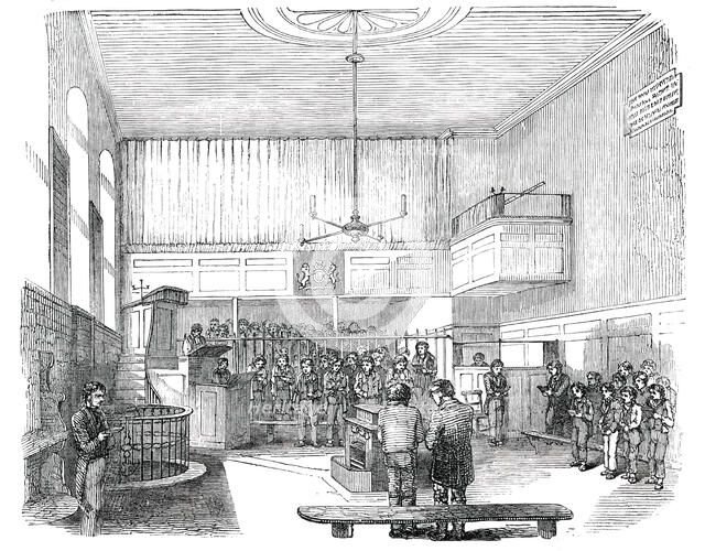 The Chapel, Newgate Prison, 1850. Creator: Unknown.