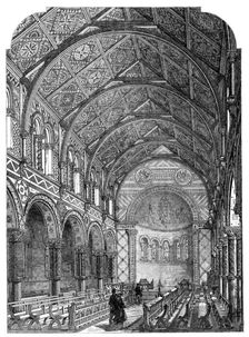 The Chapel of King's College, Strand, 1869. Creator: Unknown