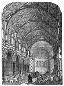 The Chapel of King's College, Strand, 1869. Creator: Unknown