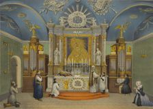 The chapel of Our Lady of the Gate of Dawn in Vilnius, 1847