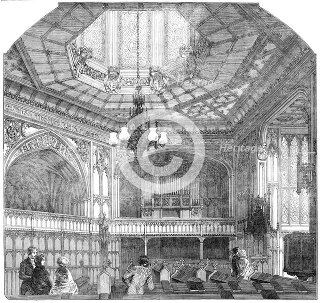 The Chapel Royal, Windsor Castle, 1854. Creator: Unknown.
