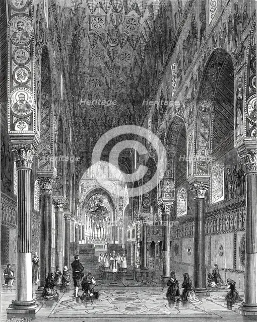 The Chapel Royal, Palermo, 1860. Creator: Macquaid.