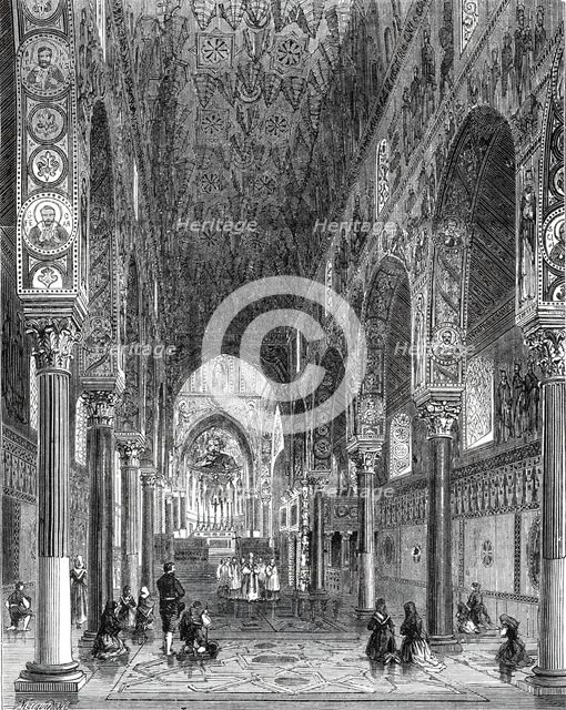 The Chapel Royal, Palermo, 1860. Creator: Macquaid.