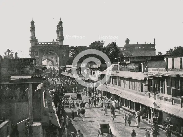 The Char Minar, Hyderabad, India, 1895.  Creator: Unknown.