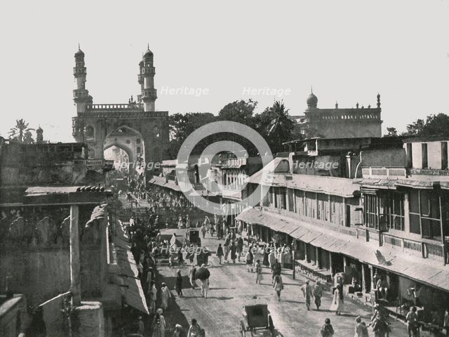 The Char Minar, Hyderabad, India, 1895.  Creator: Unknown.