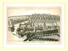 The Charter House Hospital c1750. Creator: William Henry Toms