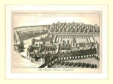 The Charter House Hospital c1750. Creator: William Henry Toms