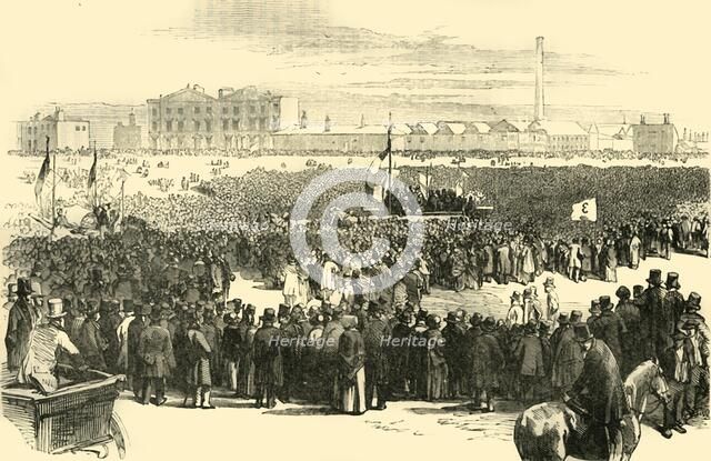 'The Chartist Meeting on Kennington Common, 1848', (c1878). Creator: Unknown.