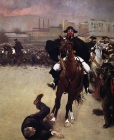 The Charge 1902, oil Painting by Ramon Casas