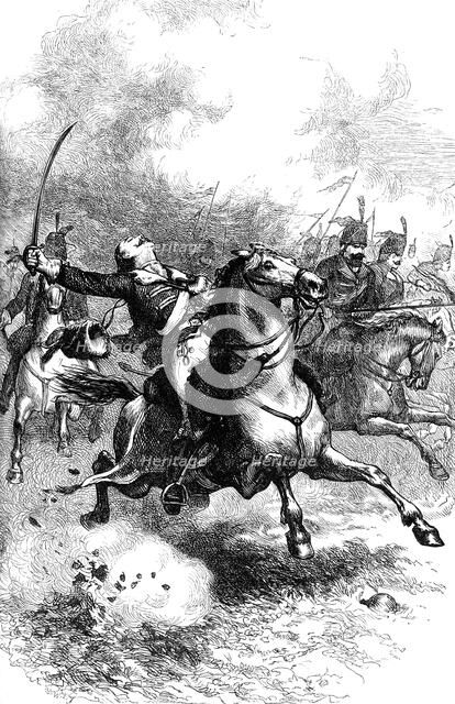 The Charge of Pulaski, c1880. Artist: Unknown