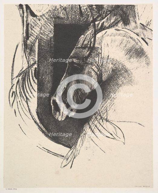 The Charger, 1894. Creator: Odilon Redon.