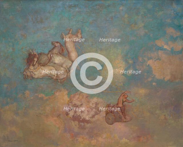 The Chariot of Apollo, 1905-16. Creator: Odilon Redon.