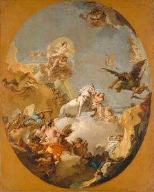 The Chariot of Aurora, 1760s. Creator: Giovanni Battista Tiepolo