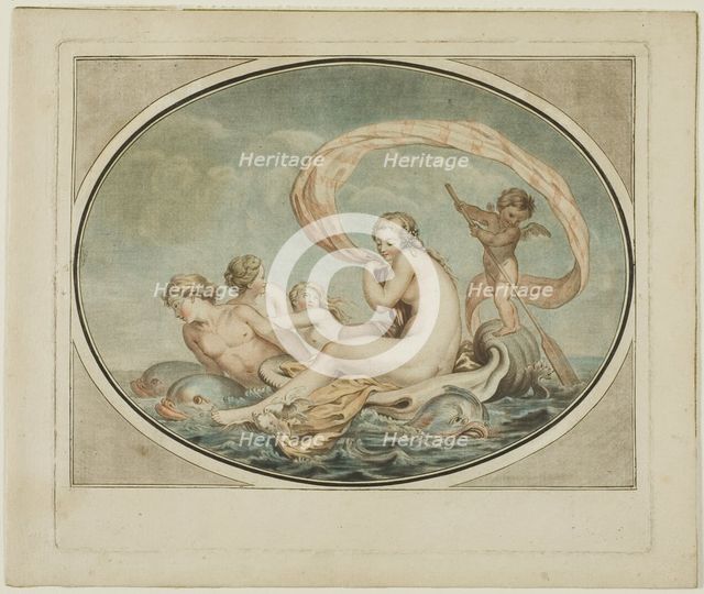 The Chariot of Galathee, n.d. Creator: Jean Francois Janinet.