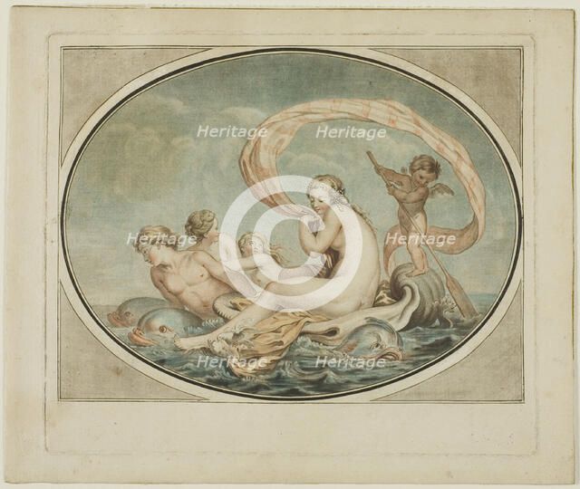 The Chariot of Galathee, n.d. Creator: Jean Francois Janinet.