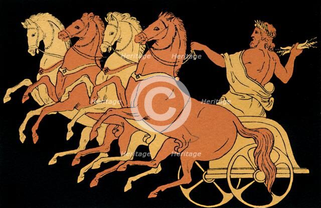 'The Chariot of Zeus', 1880. Artist: Antique.