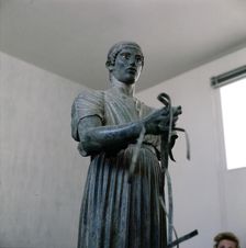 The Charioteer Bronze, Delphi, Greece, c475BC-470 BC