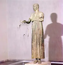 The Charioteer Bronze, Delphi, Greece, c475BC-470 BC