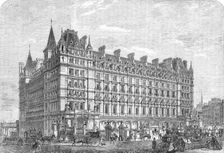 The Charing-Cross Railway Station and Hotel, 1864. Creator: Mason Jackson